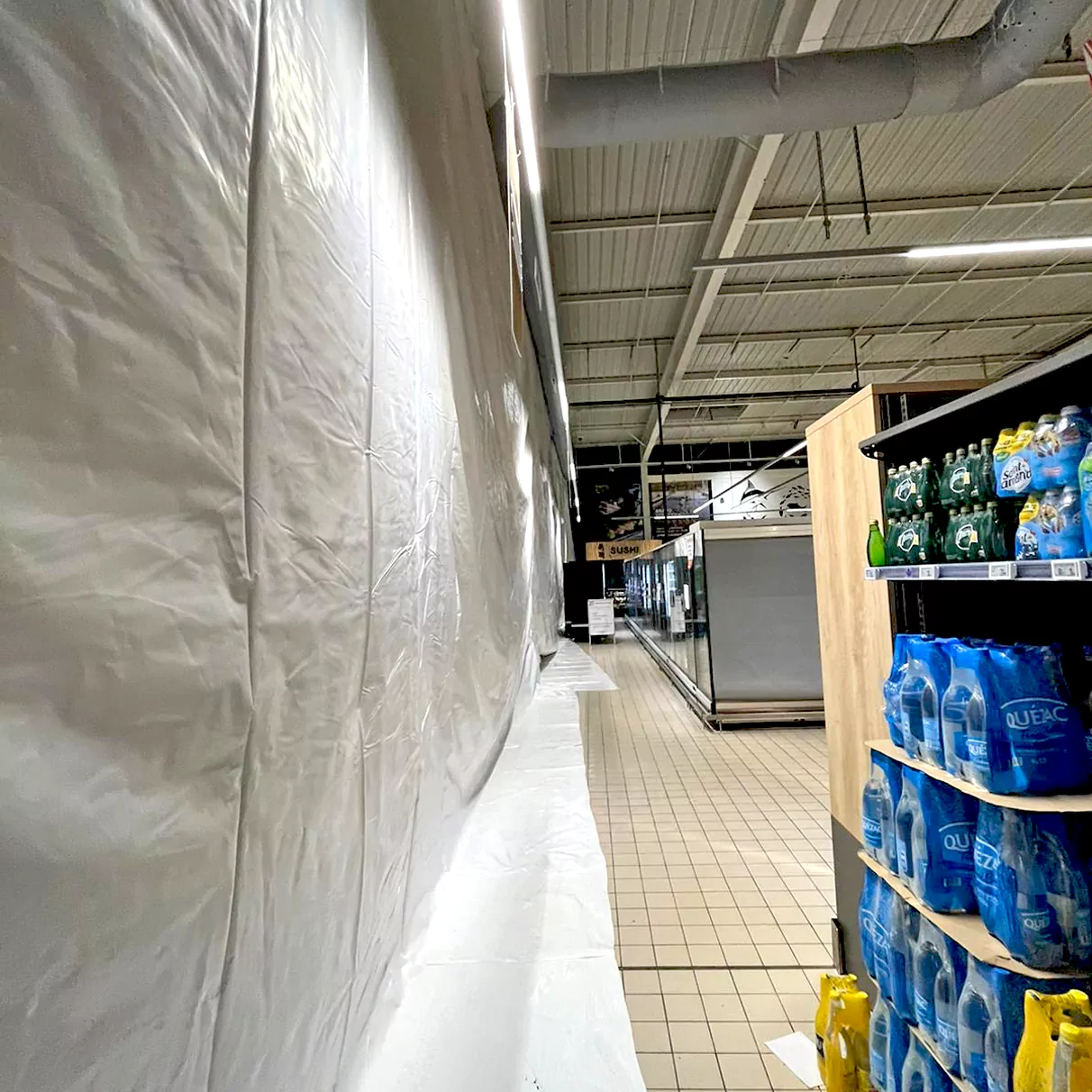 Confinement thermoretractable agro-alimentaire